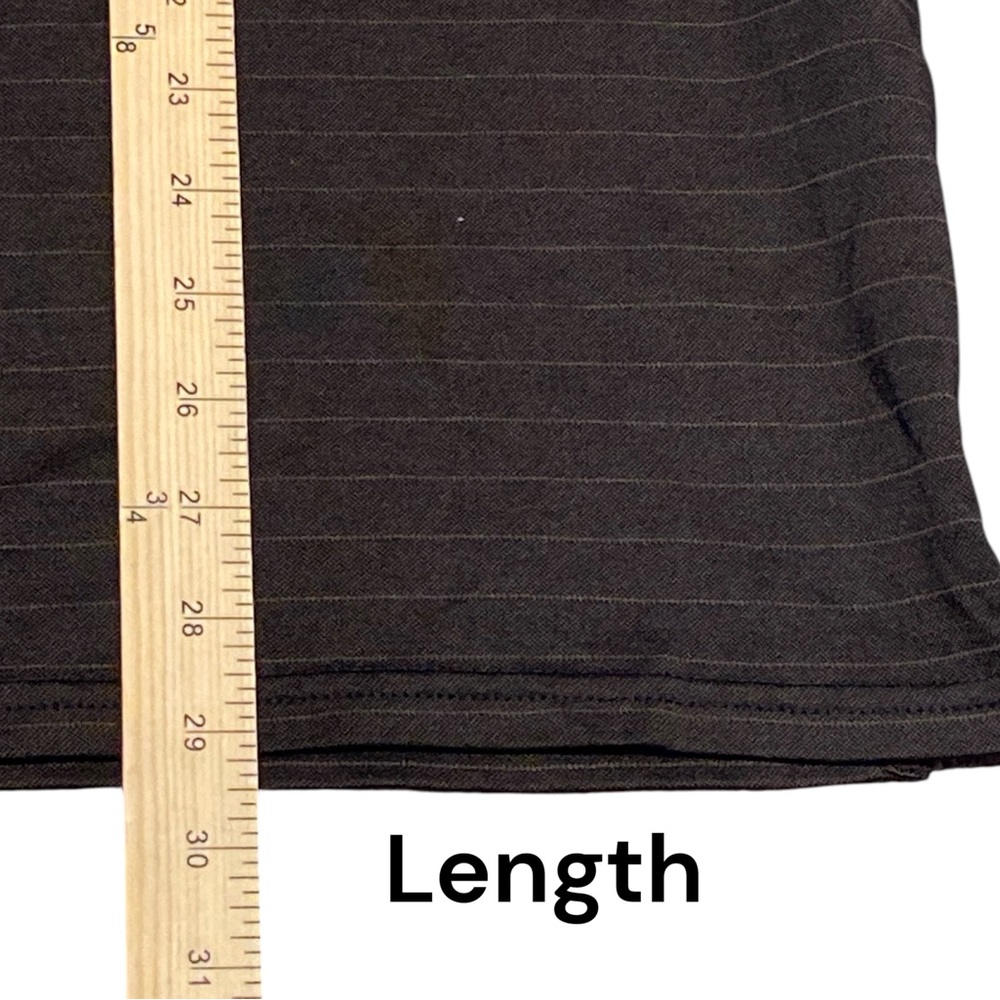 Roundtree & Yorke Brown Striped Polo Shirt - Picture 6 of 7